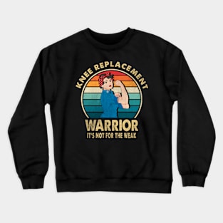 Knee Replacement Warrior Surgery Recovery Get Well Soon Crewneck Sweatshirt